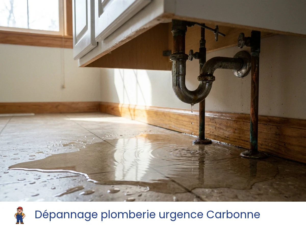 Dépannage plomberie urgence à Carbonne