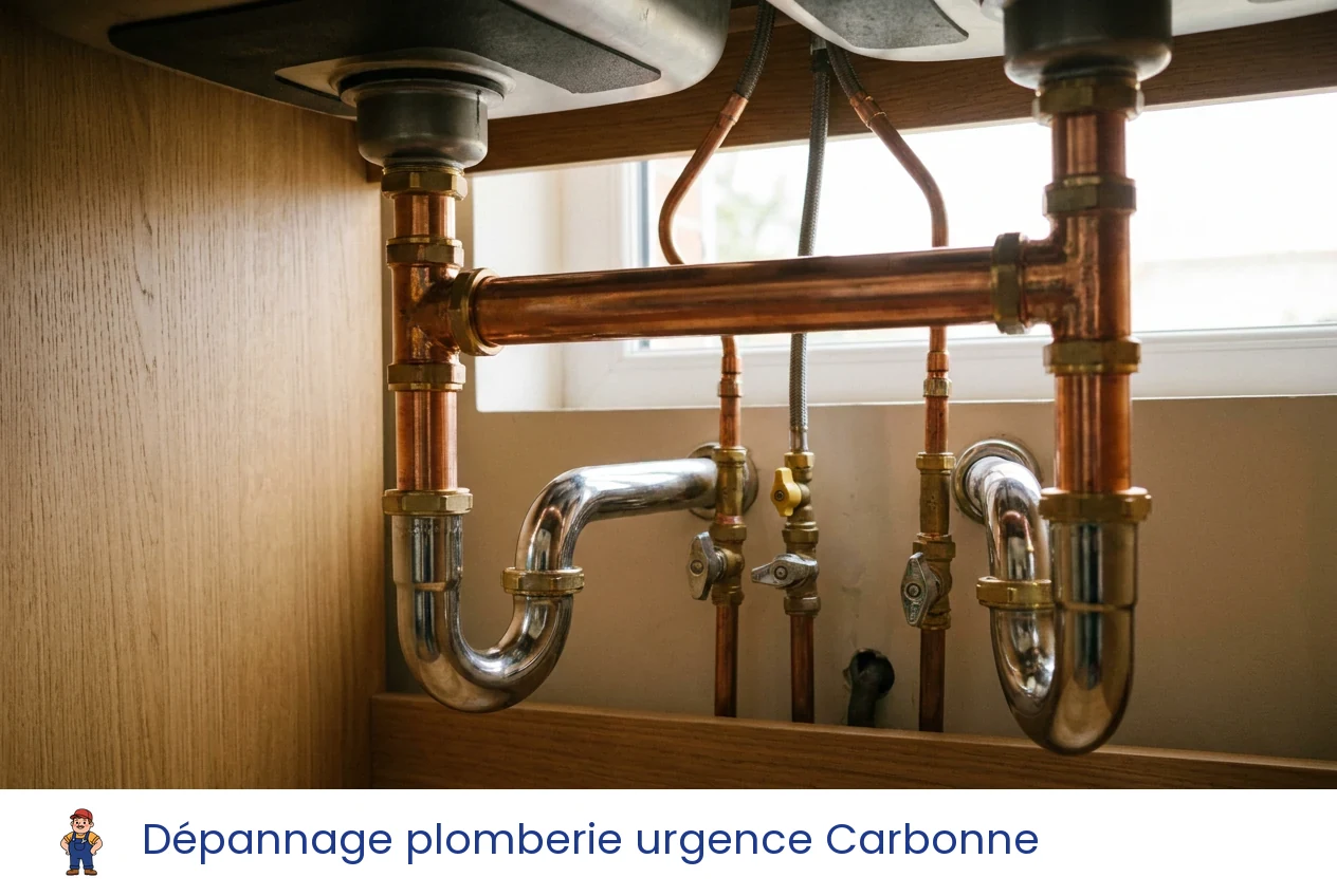 Dépannage plomberie urgence à Carbonne
