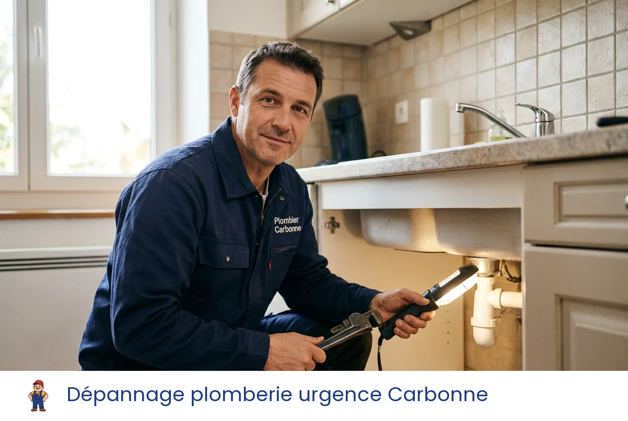 Dépannage plomberie urgence à Carbonne