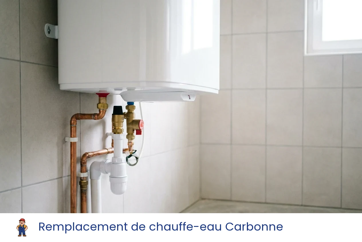 Remplacement de chauffe-eau à Carbonne