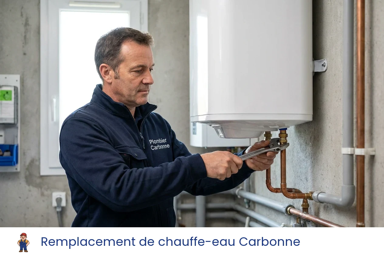 Remplacement de chauffe-eau à Carbonne